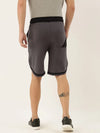 Men Solid Regular Fit Stone Shorts