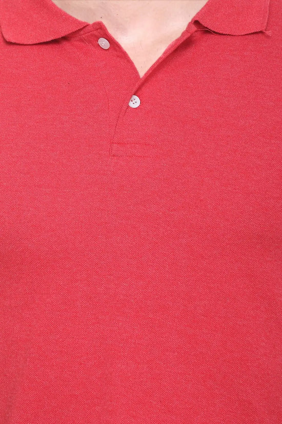 Pure Cotton Red Polo T-shirt