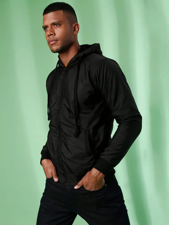 Campus Sutra Undefeated Full Sleeve Solid Men Casual Jacket