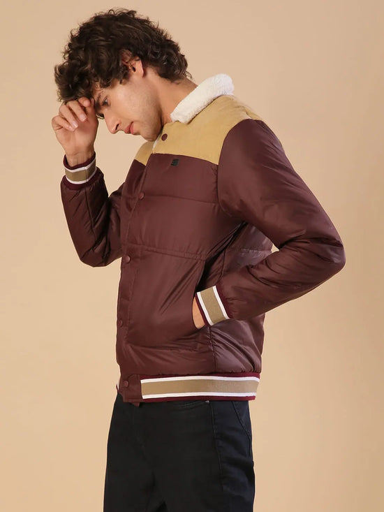 Campus Sutra Upward Men Colorblock Stylish Windcheater Casual & Bomber Jacket