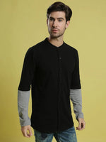 Campus Sutra Urban Skill Men Full Sleeve Solid Casual Shirt