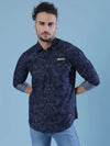 Campus Sutra Elysium Men Graphic Design Casual Shirts