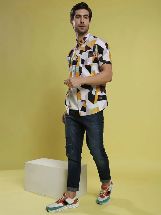 Campus Sutra Dye Men Stylish Casual Shirt