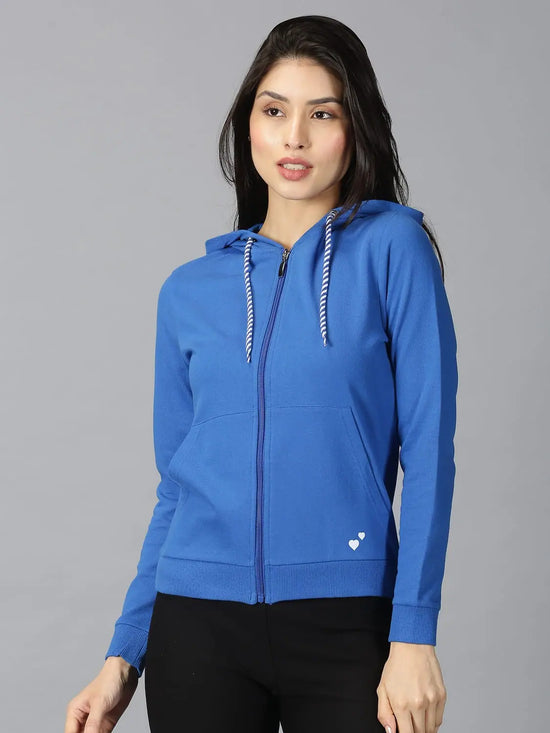 Women Solid Full Sleeve Jacket