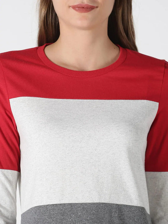 Women ColorBlock T-shirt RN 160gsm