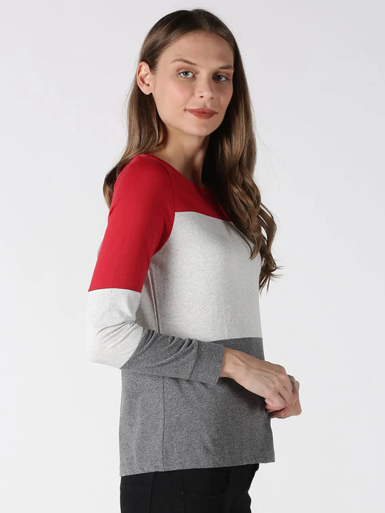 Women ColorBlock T-shirt RN 160gsm