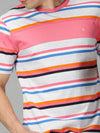 Men T-Shirt Stripes Cotton Admirox