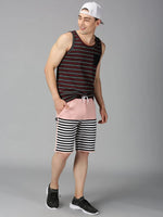 Men T-Shirt Stripes Cotton Artik