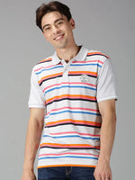 Men T-Shirt Stripes Cotton Hypertouch