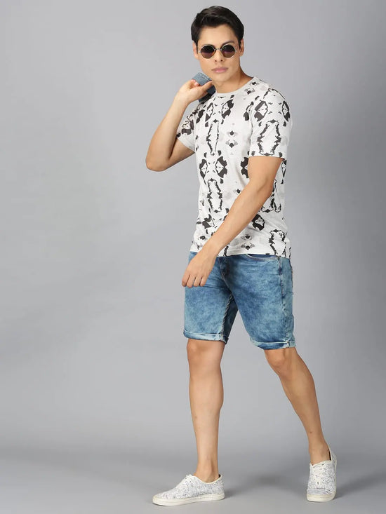 Men T-Shirt Printed Cotton Tee Alley