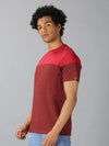 Men T-Shirt Stripes Cotton Dazzling