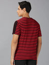 Men T-Shirt Stripes Cotton Tee Mammal