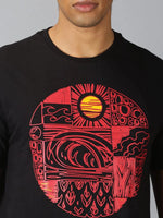 Men T-Shirt Printed Cotton Next Galore