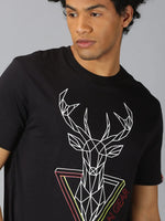 Men T-Shirt Printed Cotton Elysium