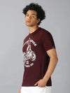 Men T-Shirt Printed Cotton ClaraSweep