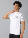 Men T-Shirt Printed Cotton CurveMotto