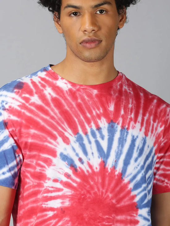 Men T-Shirt Tie & Dye Cotton Impact