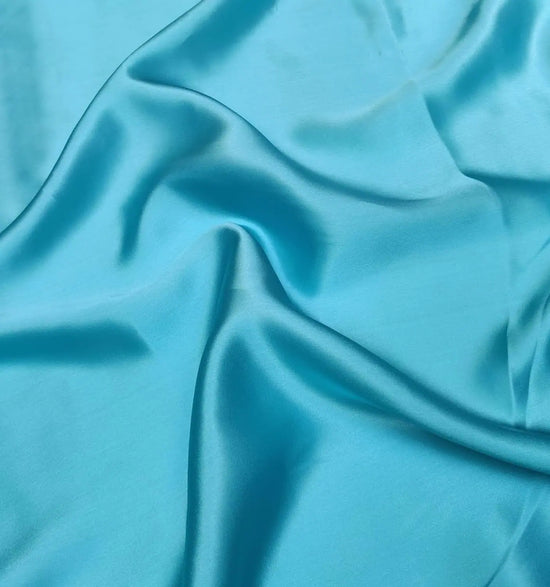 Mulberry Silk Satin-Blue-FAB-SIL-S33