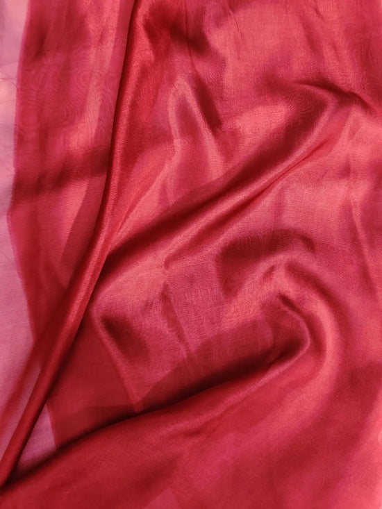 Mulberry Silk Chiffon-Red