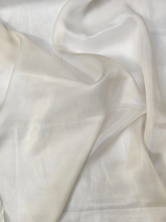 Mulberry Silk Chiffon-Arria White