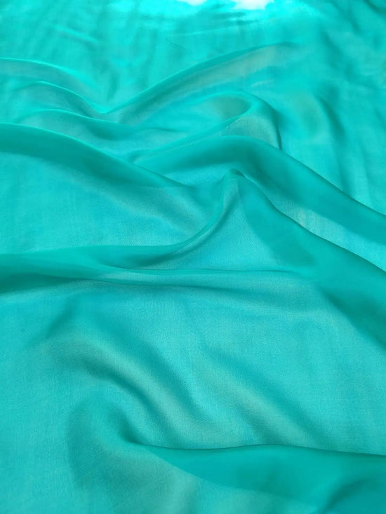 Mulberry Silk Chiffon-Green