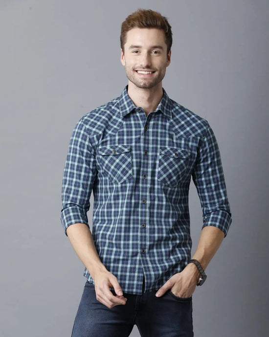 Yovish Men Checkered Casual Multicolor Shirt