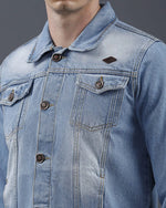 Yovish Full Sleeve Washed Men Denim Jacket