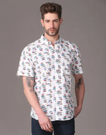 Yovish Men Graphic Print Casual Multicolor Shirt