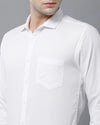 Yovish Men Solid Dynamic White Shirt