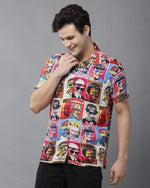 Yovish Men Printed Urban Multicolor Shirt