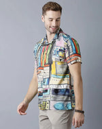 Yovish Men Printed Regular Multicolor Shirt