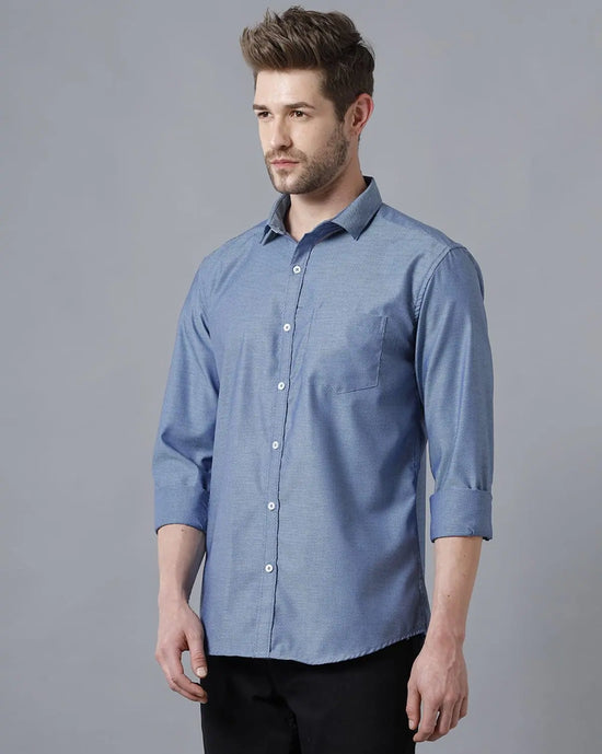 Yovish Men Self Design Casual Shirt