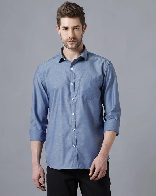 Yovish Men Self Design Casual Shirt