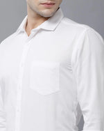 Yovish Men Solid White Shirt