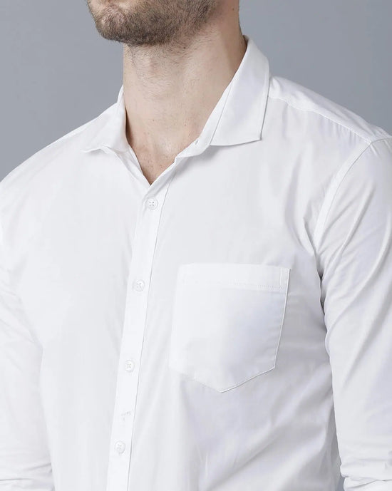 Yovish Men Formal White Shirt