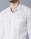 Yovish Men Regular Formal White Shirt