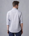 Yovish Men Solid Casual Grey Shirt