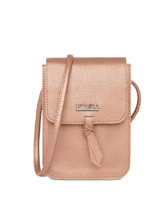 KLEIO Women's Sling Bag (Peach)