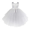 Toy Balloon Kids White Girls Party Wear Dress