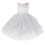 Toy Balloon Kids White Girls Party Wear Dress