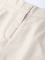 Juniper Natural Cotton Flex Embellished Hakoba Pants