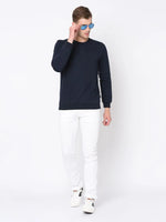 Men Dark Navy Sweatshirt