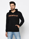 Men Black Full Sleeve Sweatshirt