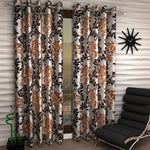 Home Sizzler 2 Piece Elegant Eyelet Polyester Curtain Set-HS2PC000272LD