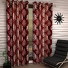 Home Sizzler 2 Piece Joy Eyelet Polyester Curtain Set