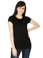 Feather Soft Boutique Women's Round Neck Solid Tshirt