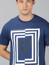 Men T-Shirt Printed Cotton Society