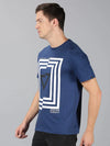 Men T-Shirt Printed Cotton Society