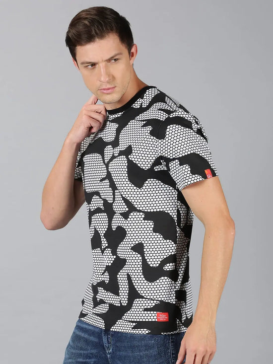 Men T-Shirt Printed Cotton Absolute