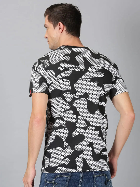 Men T-Shirt Printed Cotton Absolute